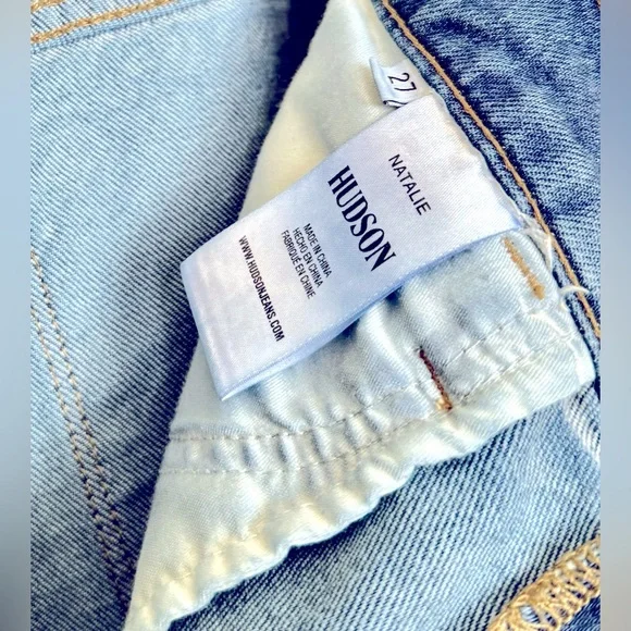 Hudson Jeans "Natalie" Mid Rise Boyfriend Jeans: Size 27 - Picture 12 of 12